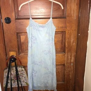 Vintage Powder Blue Maxi Dress